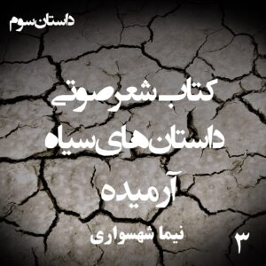 کتاب شعر صوتی داستان‌های سیاه - آرمیده - اثر نیما شهسواری