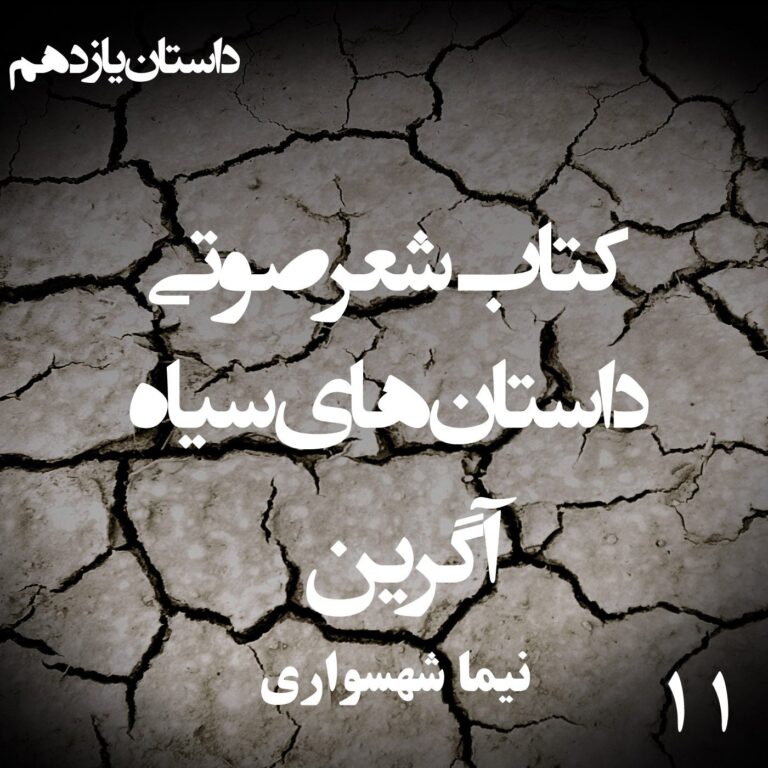 کتاب شعر صوتی داستان‌های سیاه - آگرین - اثر نیما شهسواری