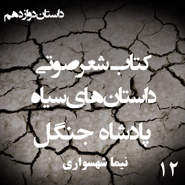 کتاب شعر صوتی داستان‌های سیاه - پادشاه جنگل - اثر نیما شهسواری