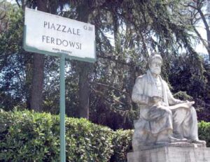 تندیس فردوسی در ایتالیا
