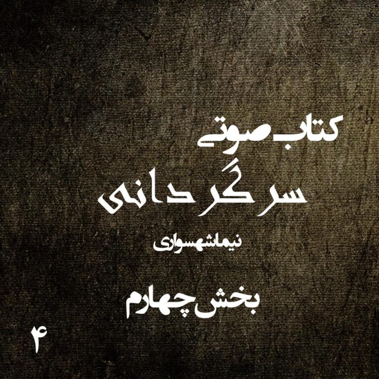 کتاب صوتی سرگردانی - بخش چهارم - اثر نیما شهسواری