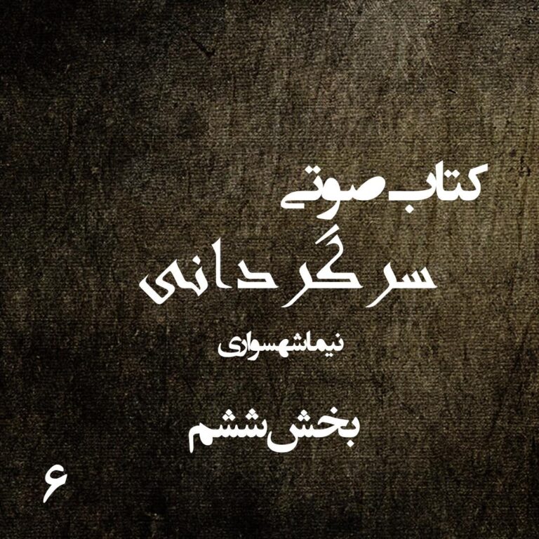 کتاب صوتی سرگردانی - بخش ششم - اثر نیما شهسواری