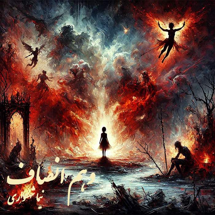 کتاب شعر صوتی طغیان - شعر وهم انصاف - اثر نیما شهسواری