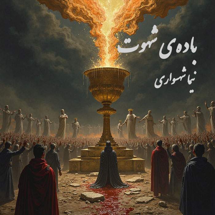 کتاب شعر صوتی رزم‌نامه - شعر باده‌ی شهوت - اثر نیما شهسواری